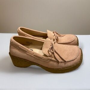 Yellow Box Oscar Loafers  Pink Suede Size 8 (Snug 8, Fits More Like‎ 7.5)